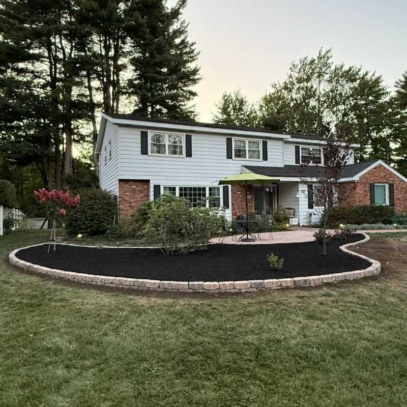 Yard maintenance landscaping project transformation